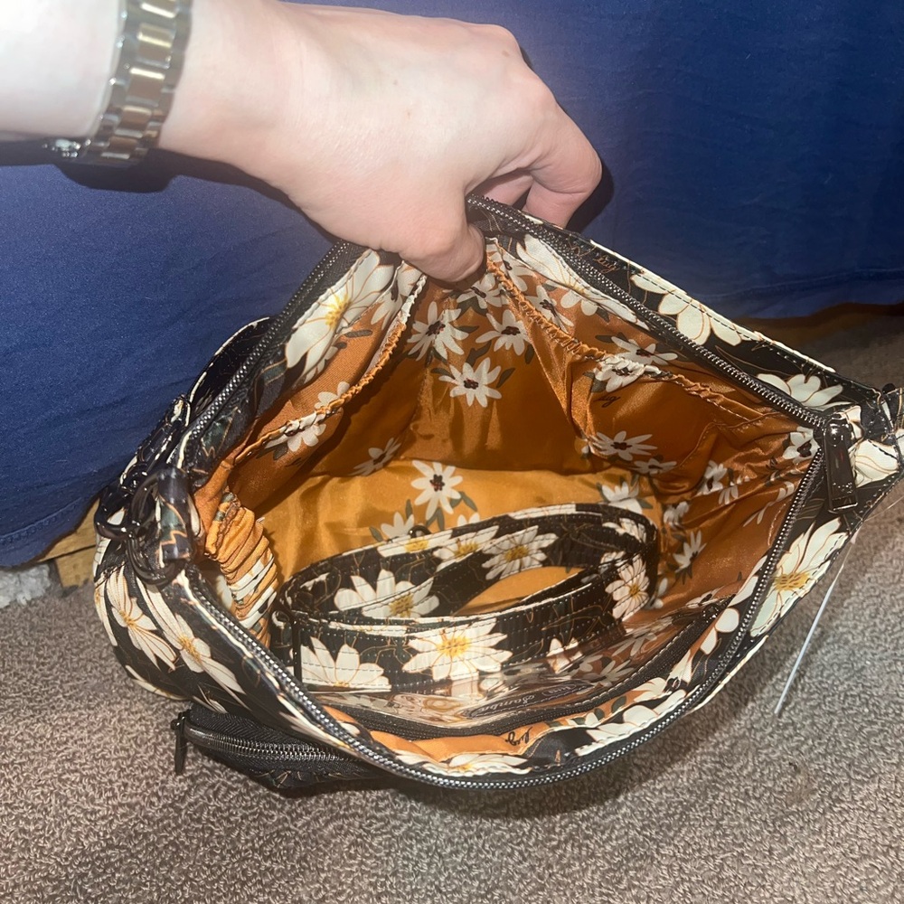 LUG Samba 2 Convertible Crossbody Bag - Autumn Daisy NWT - Picture 6 of 10